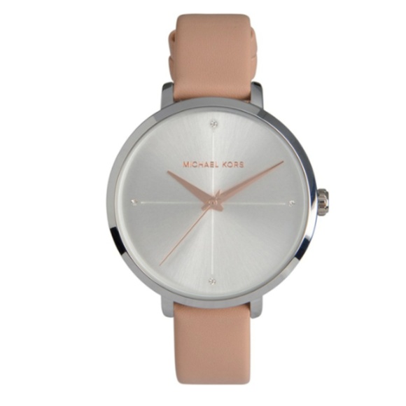 Michael Kors MK2778 Charley Blush Leather Watch - Picture 2 of 3